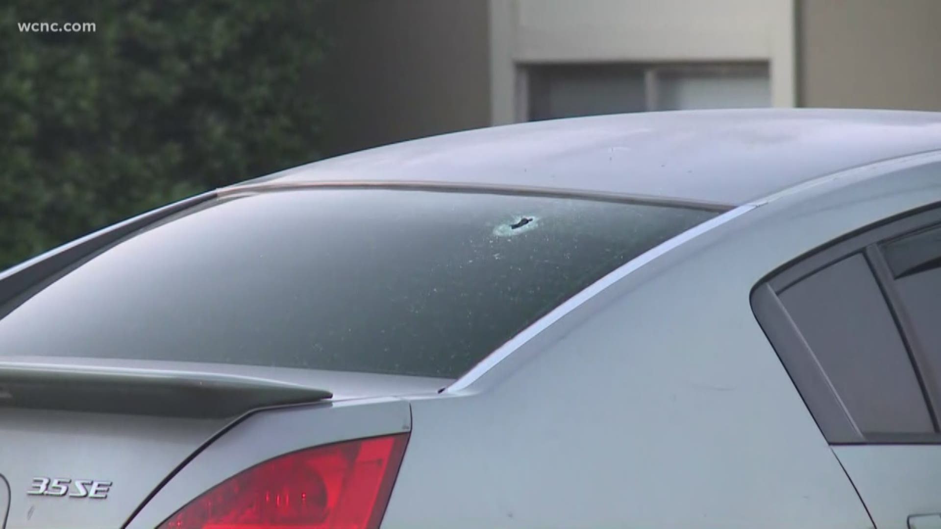 CMPD is investigating a shootout at a northeast Charlotte apartment complex.
