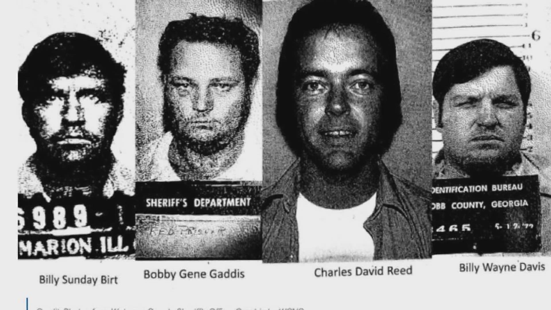 The tip first surfaced after the son of a member of the Dixie Mafia was researching Georgia Crimes for a book. He shared the details with Georgia authorities.