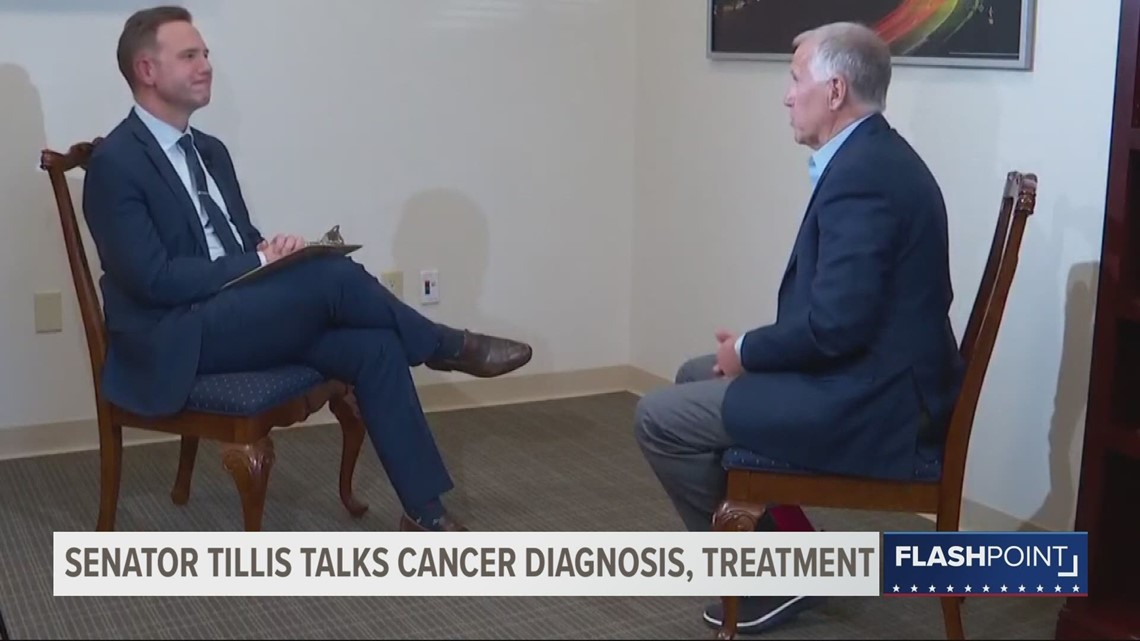 Flashpoint: Sen. Thom Tillis discusses cancer diagnosis, treatment