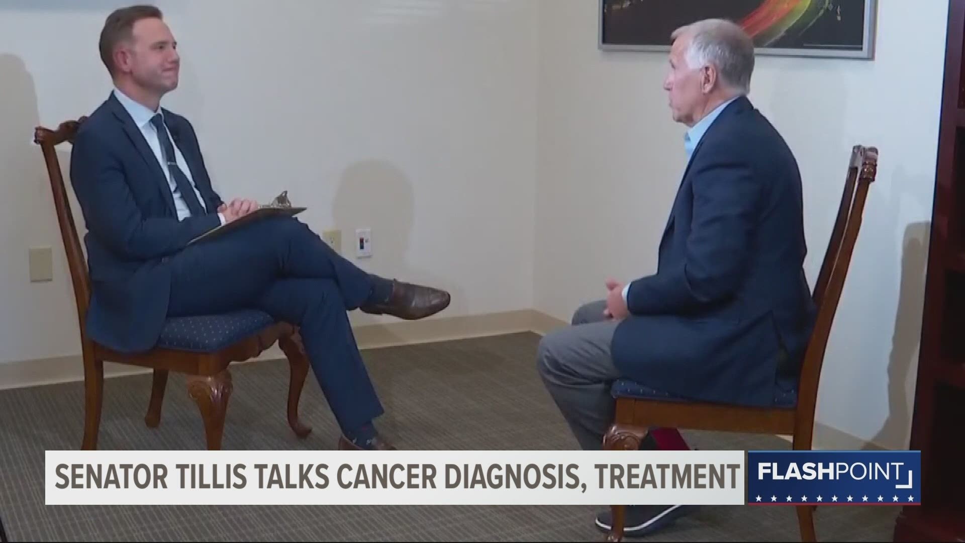 Ben Thompson talks exclusively with the senator from North Carolina about a recent prostate cancer diagnosis and what's next on the road to recovery.