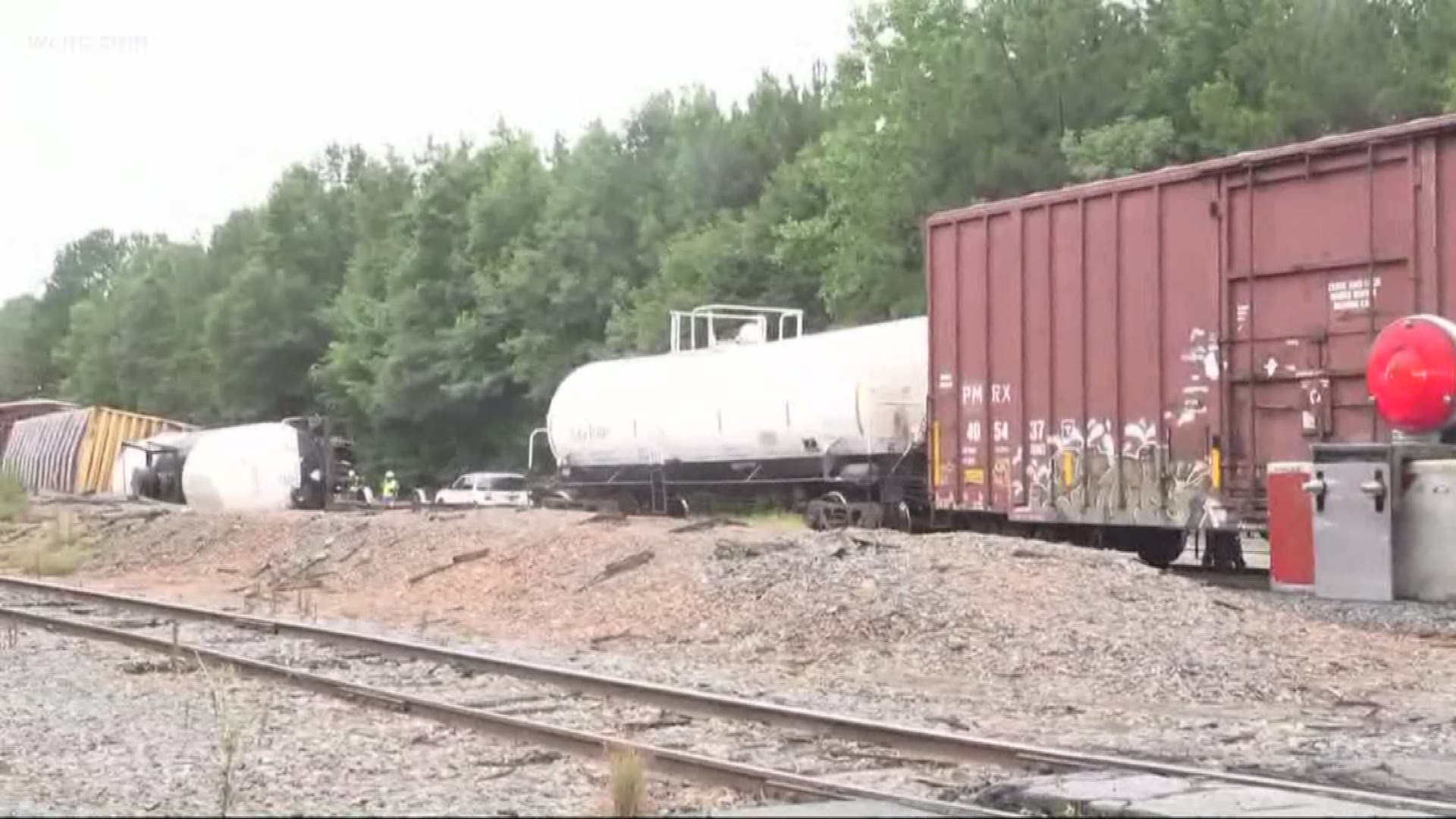 Five cars involved in York County train derailment