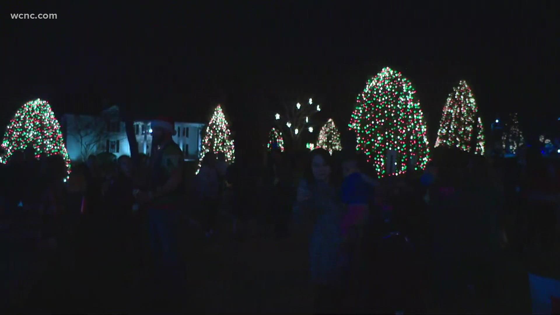 The countdown to Christmas is officially underway in McAdenville, and so are the Christmas Town USA celebrations.