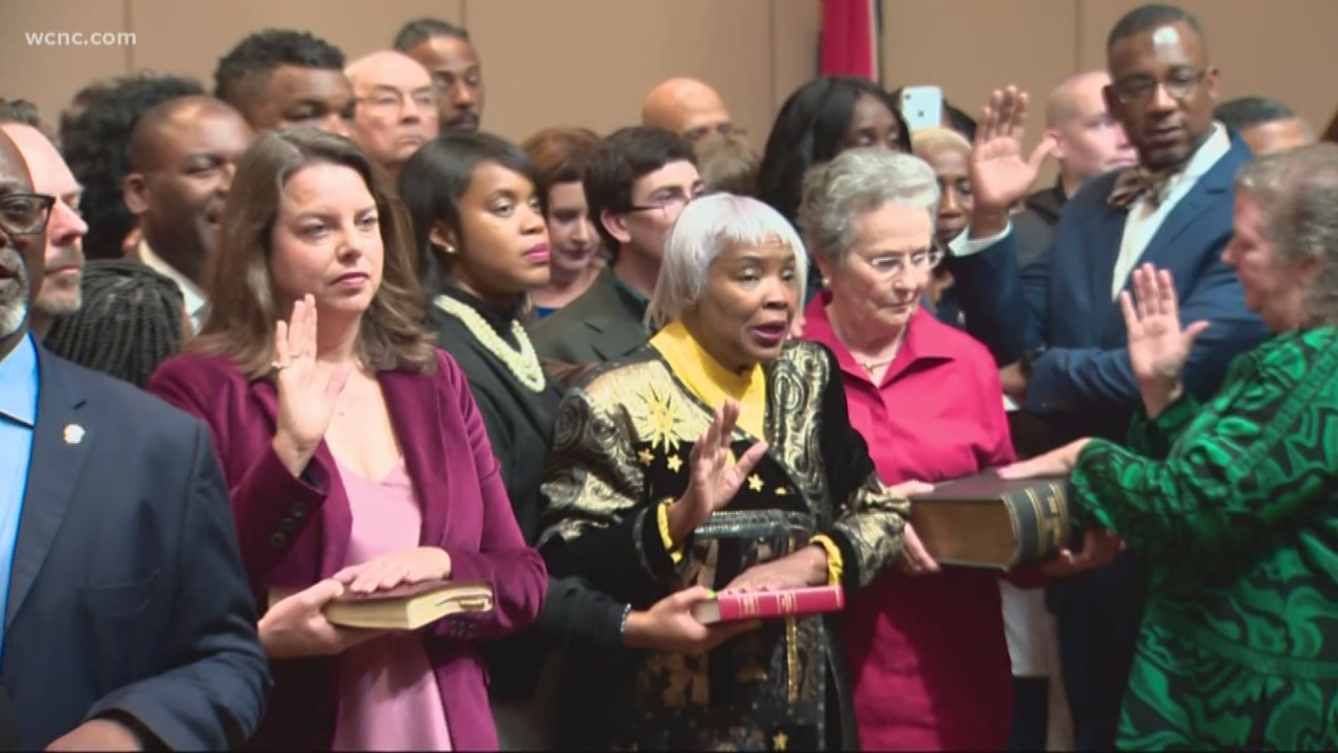 The Mecklenburg County Commissioners spoke about some of the issues they want to address in office -- including education, violent crime, and the environment.