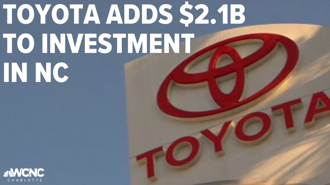 Toyota adds 2.1 billion to investment in NC