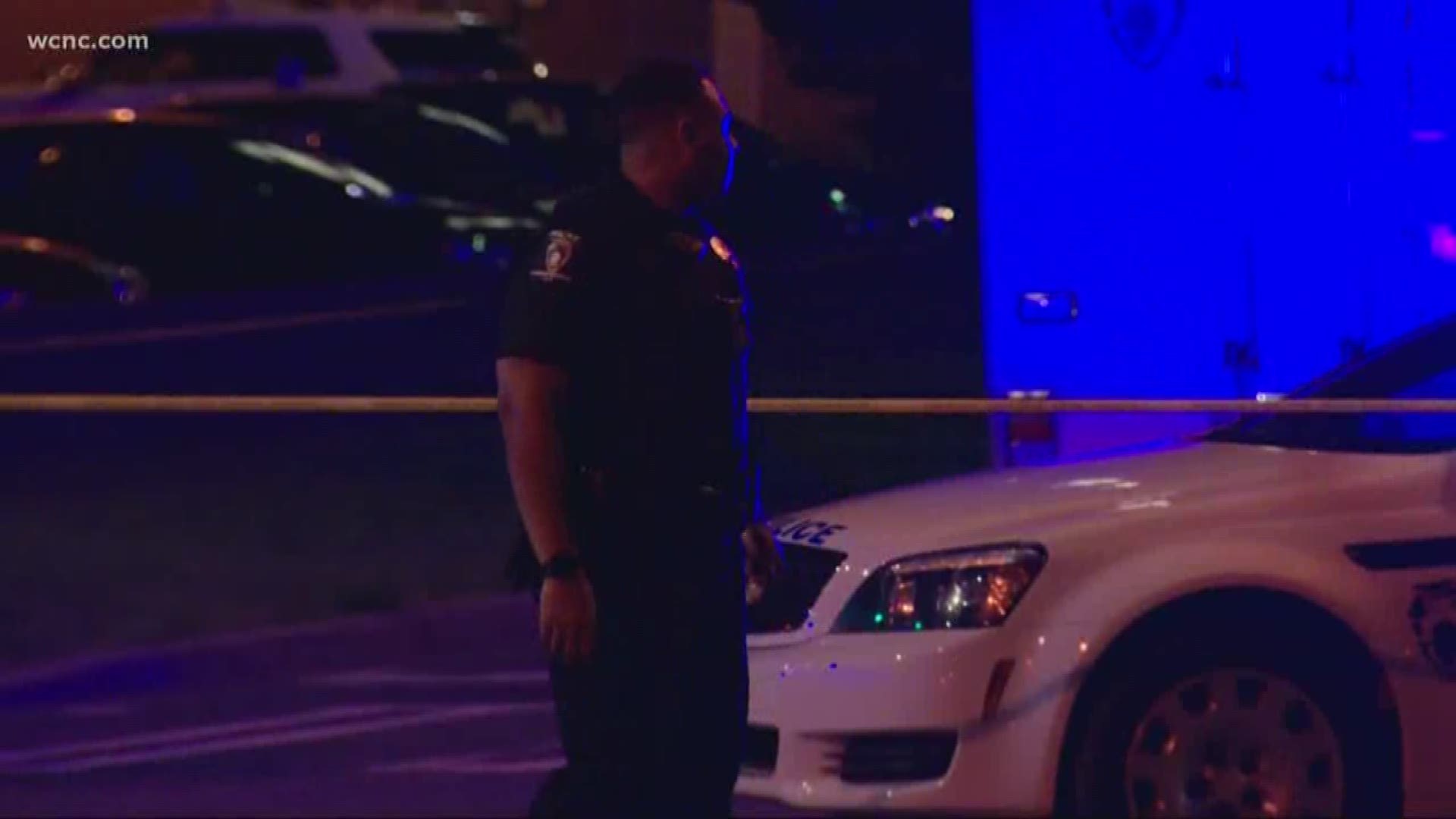 CMPD discovered four people shot in all. One of those shot, 24-year-old Calvin Haines, has died.
