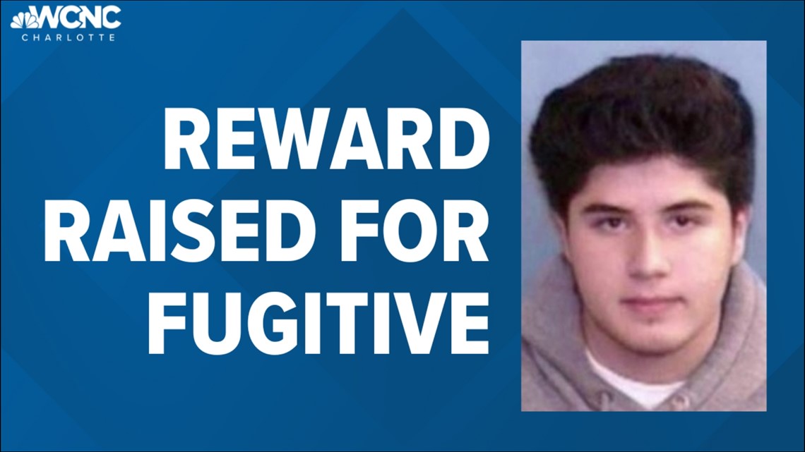 Reward raised for Charlotte fugitive
