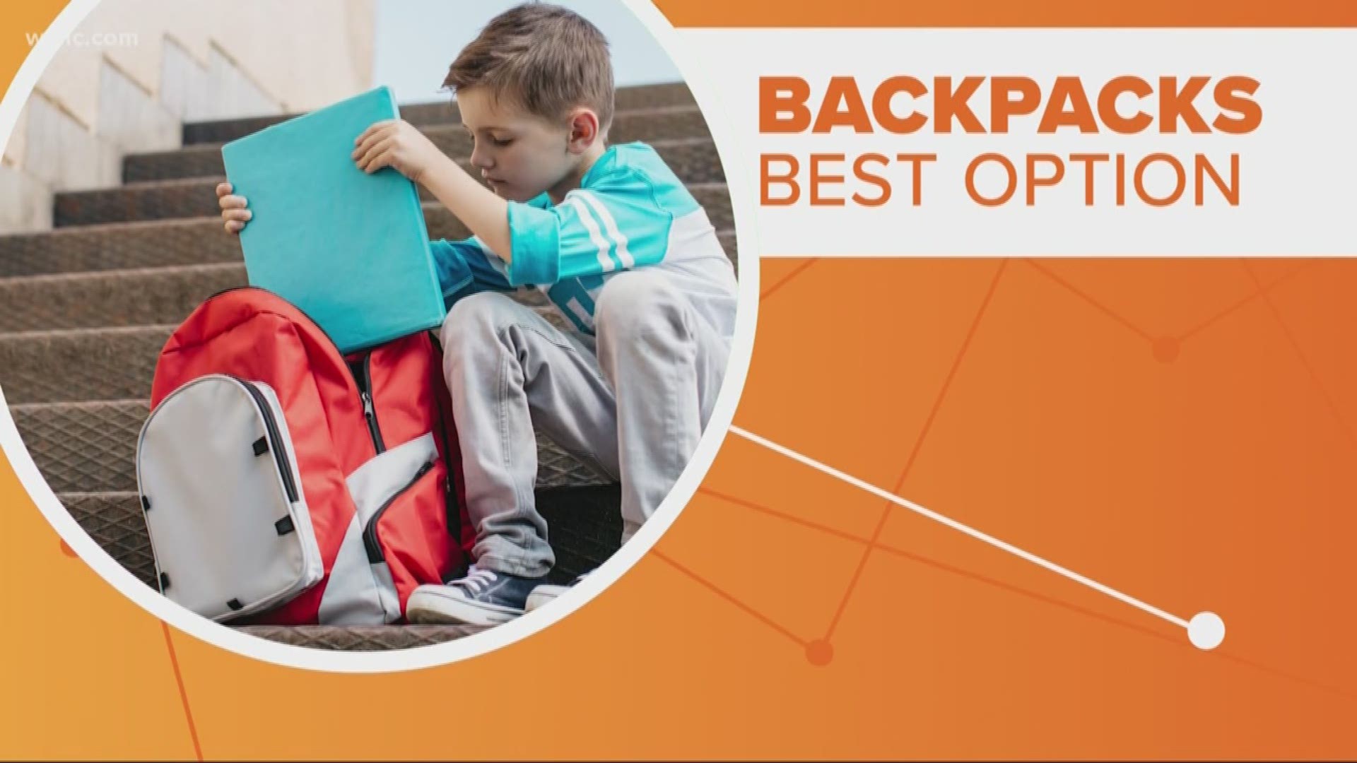 With thousands of kids going back to school Monday, it's not unusual to see many children carrying backpacks that weight almost as much as they do. So what can you do to make sure the load isn't taking a toll on their body?