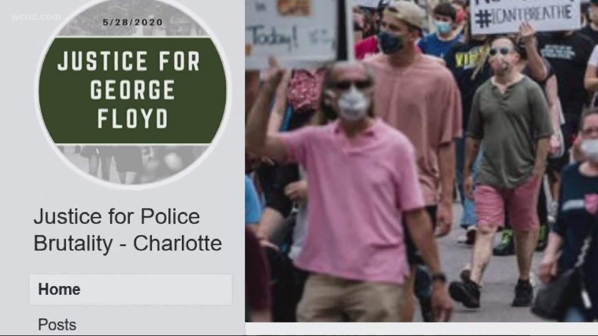 Friday's George Floyd protest was in fact "unofficial."  Public records show the mystery group that organized it never provided CMPD with a picket notice.