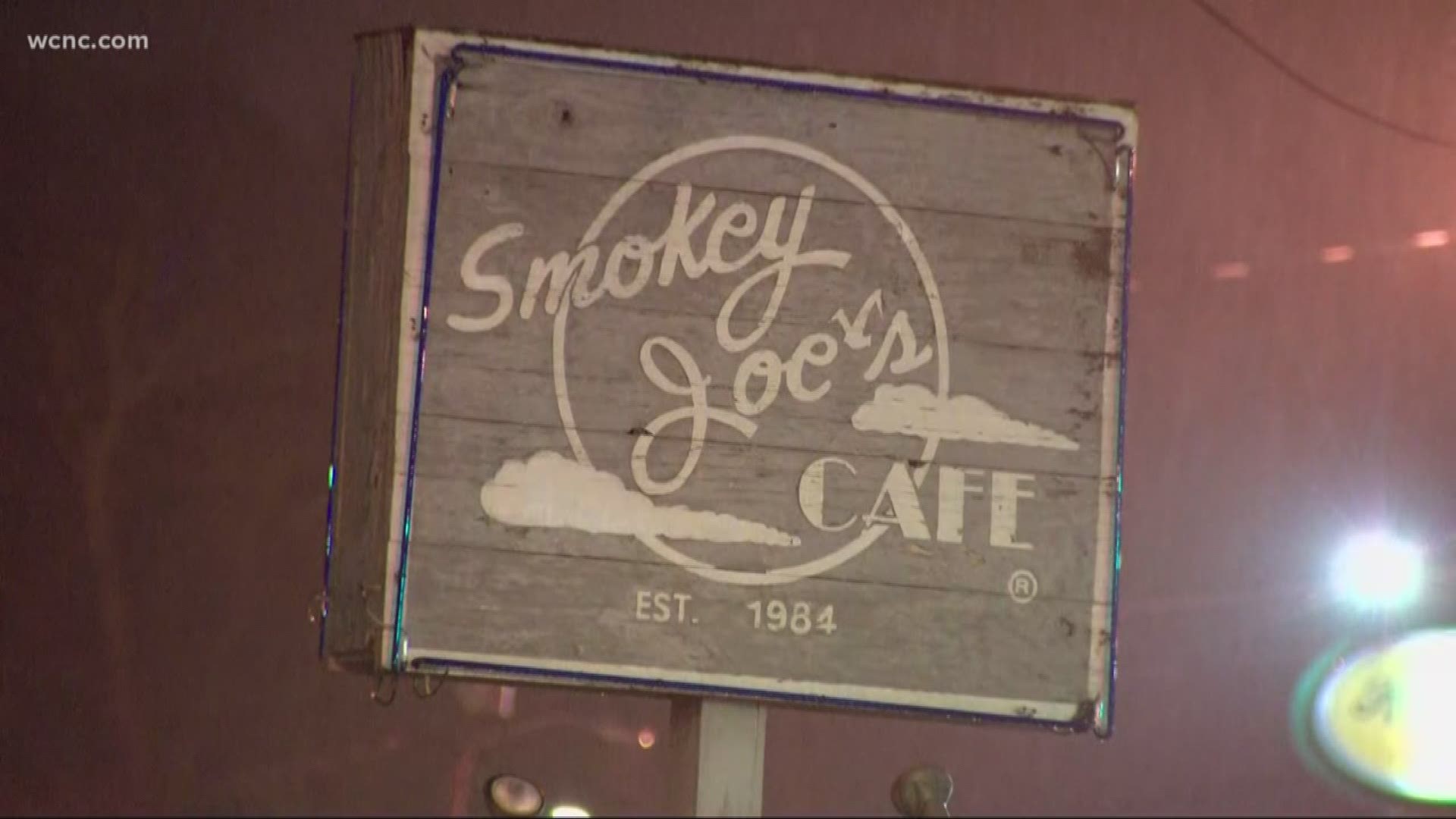 A man was shot and killed while standing outside of Smokey Joe's Cafe in east Charlotte Saturday night when police say someone fired multiple shots into the parking lot and at the building.