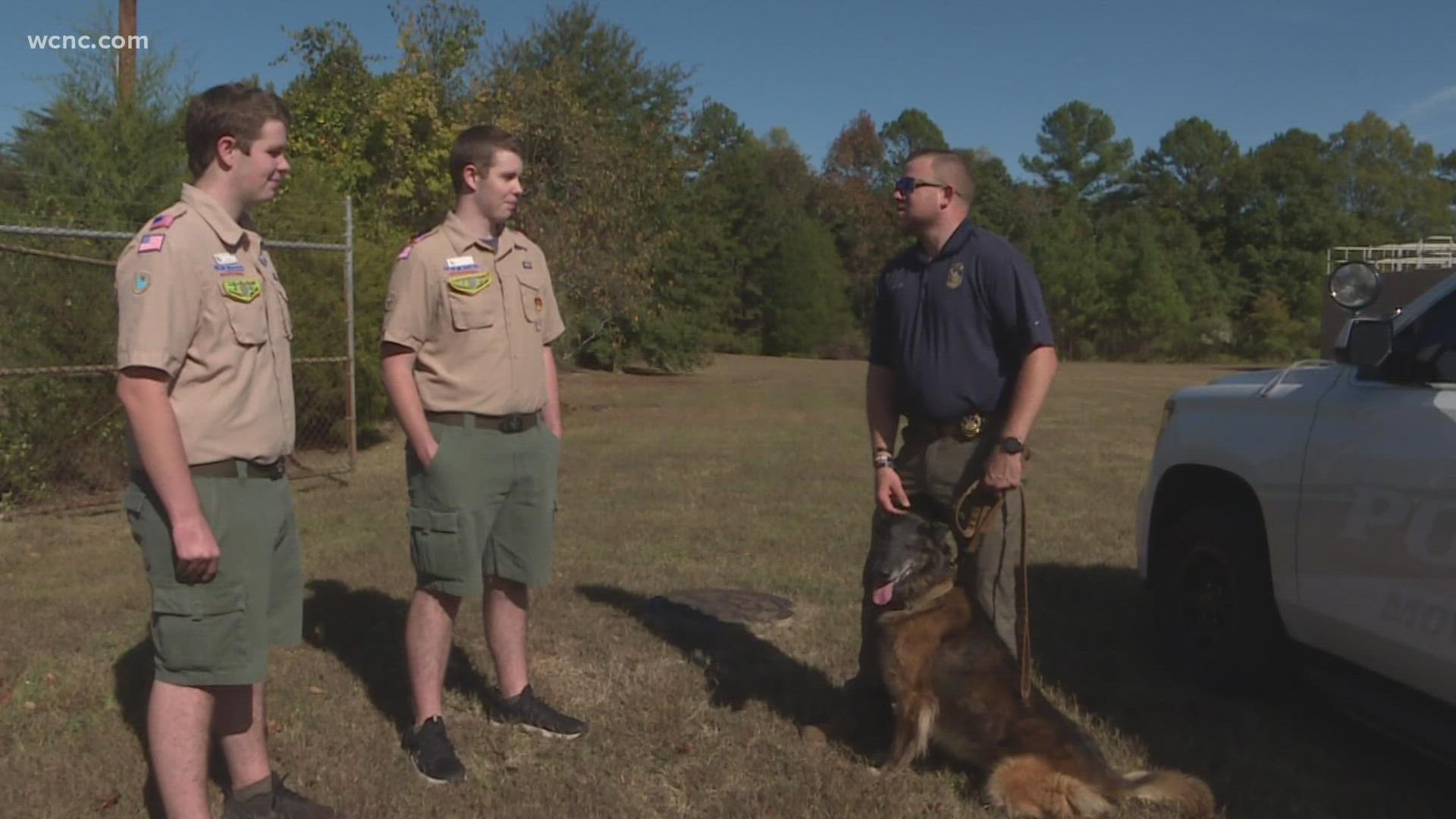 The money they raise will pay for six new hurdles and large boxes that are used to simulate search and rescues.