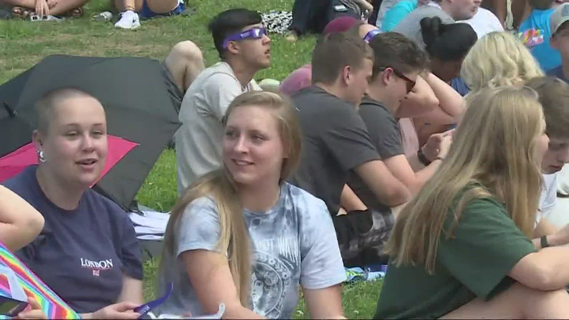 The first day of classes were cancelled to watch the historic solar eclipse.