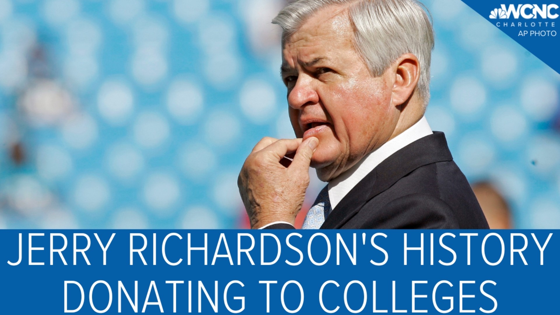 Richardson was a prominent businessman even before owning the Carolina Panthers, and was known for donating to higher education throughout his life.