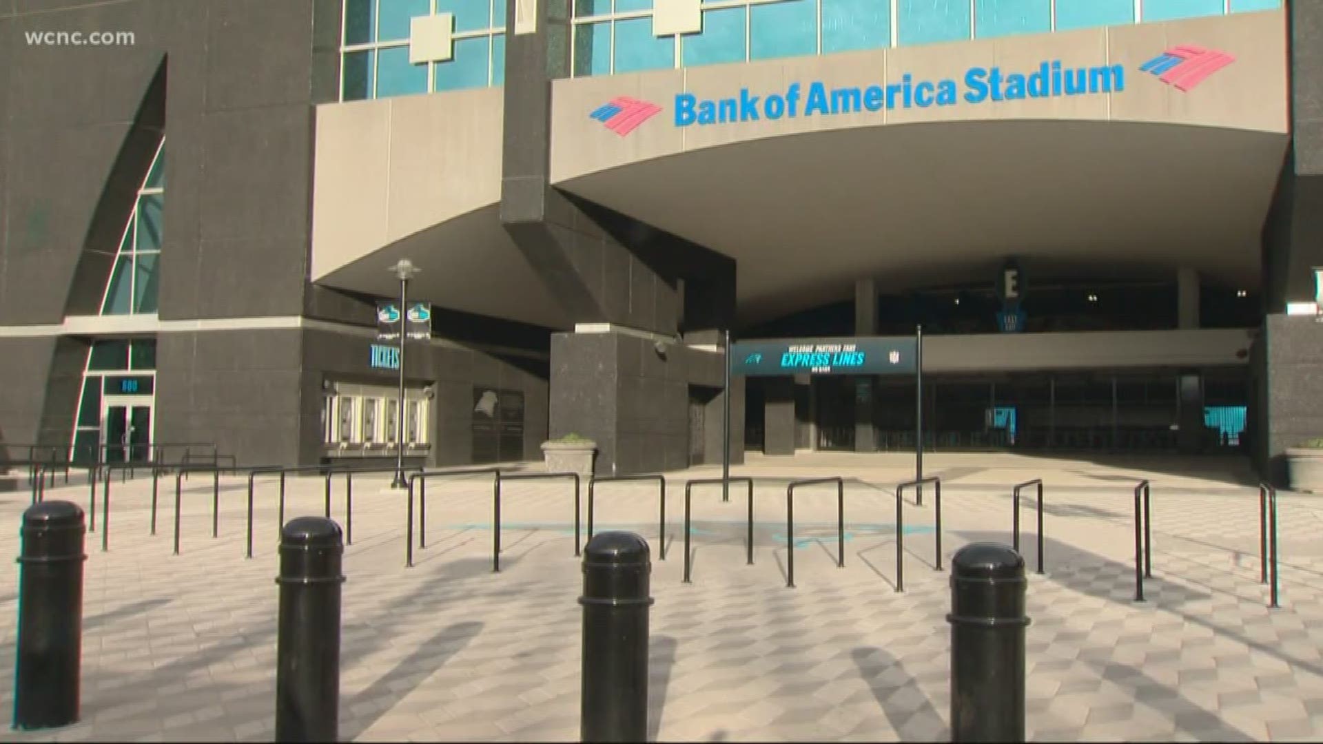 How to get to Bank Of America Stadium in Charlotte by Bus or Light Rail?