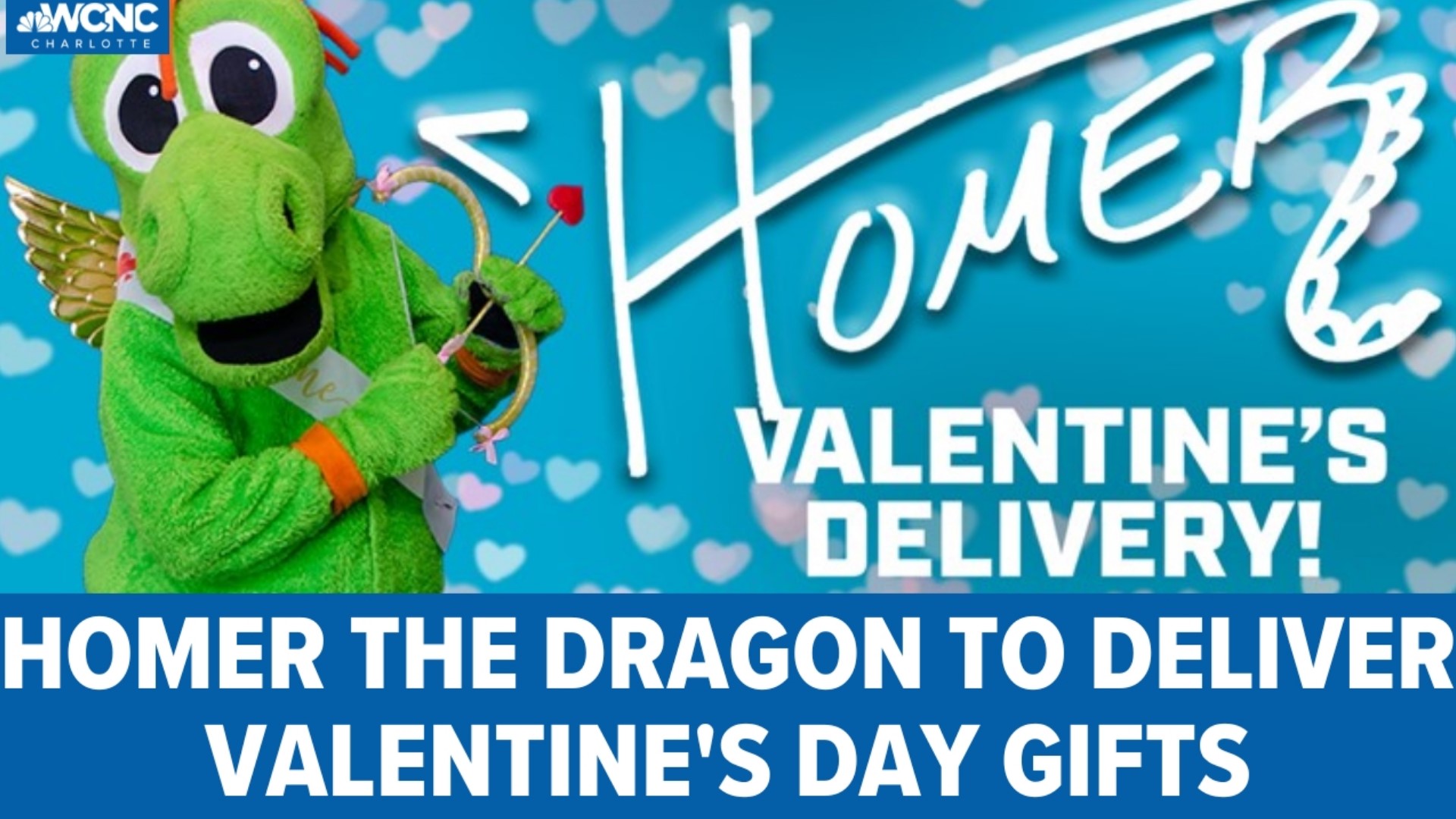 Homer the Dragon to deliver Valentine's Day gifts