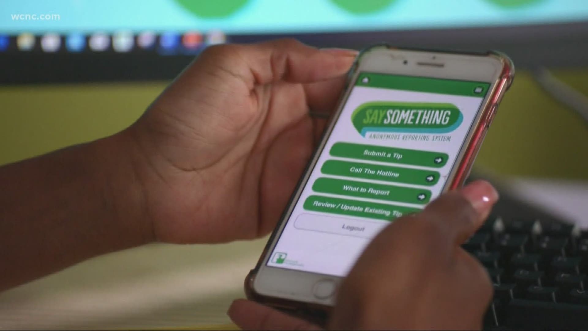 The school system is expanding efforts to keep students safe, joining the state in launching an app for students to submit anonymous reports of potential dangers.
