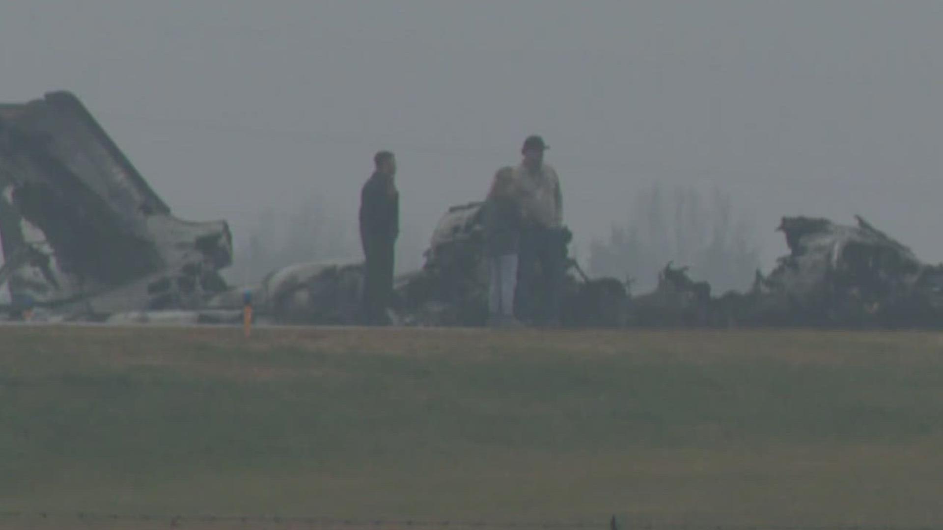 New video shows wreckage after Greg Biffle plane crash in NC