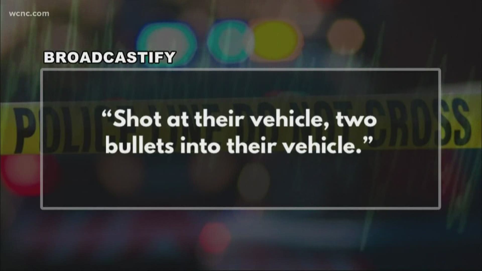 A couple was driving on I-485 over the weekend with their kids in the car when someone fired several shots at them.