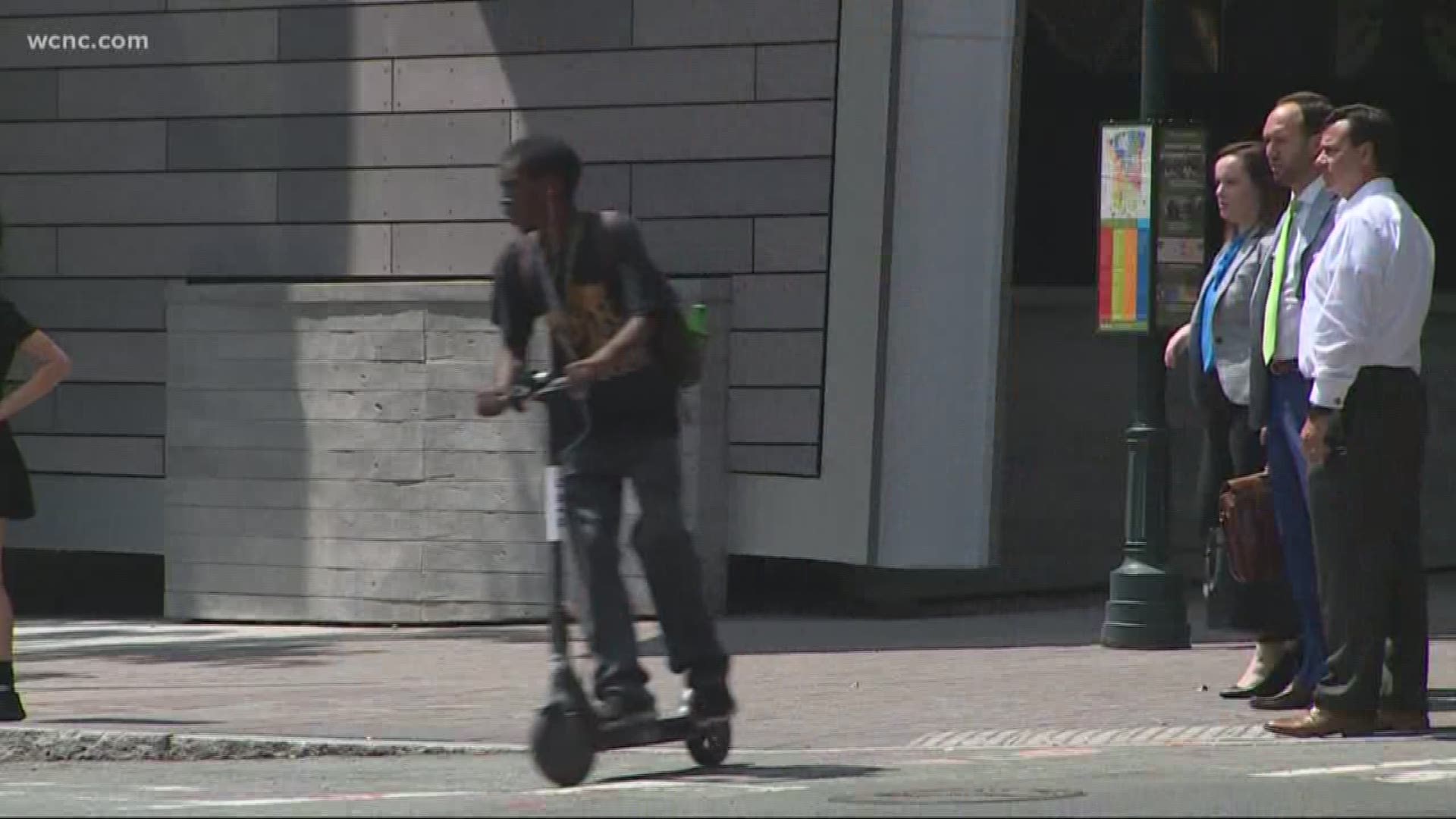 A Charlotte City Councilmember says the new battery-powered scooters need to be regulated or he says 'someone will die.'