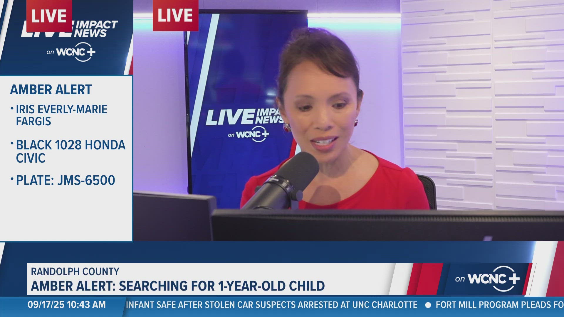 Amber Alert issued for missing 1yearold in Randolph County