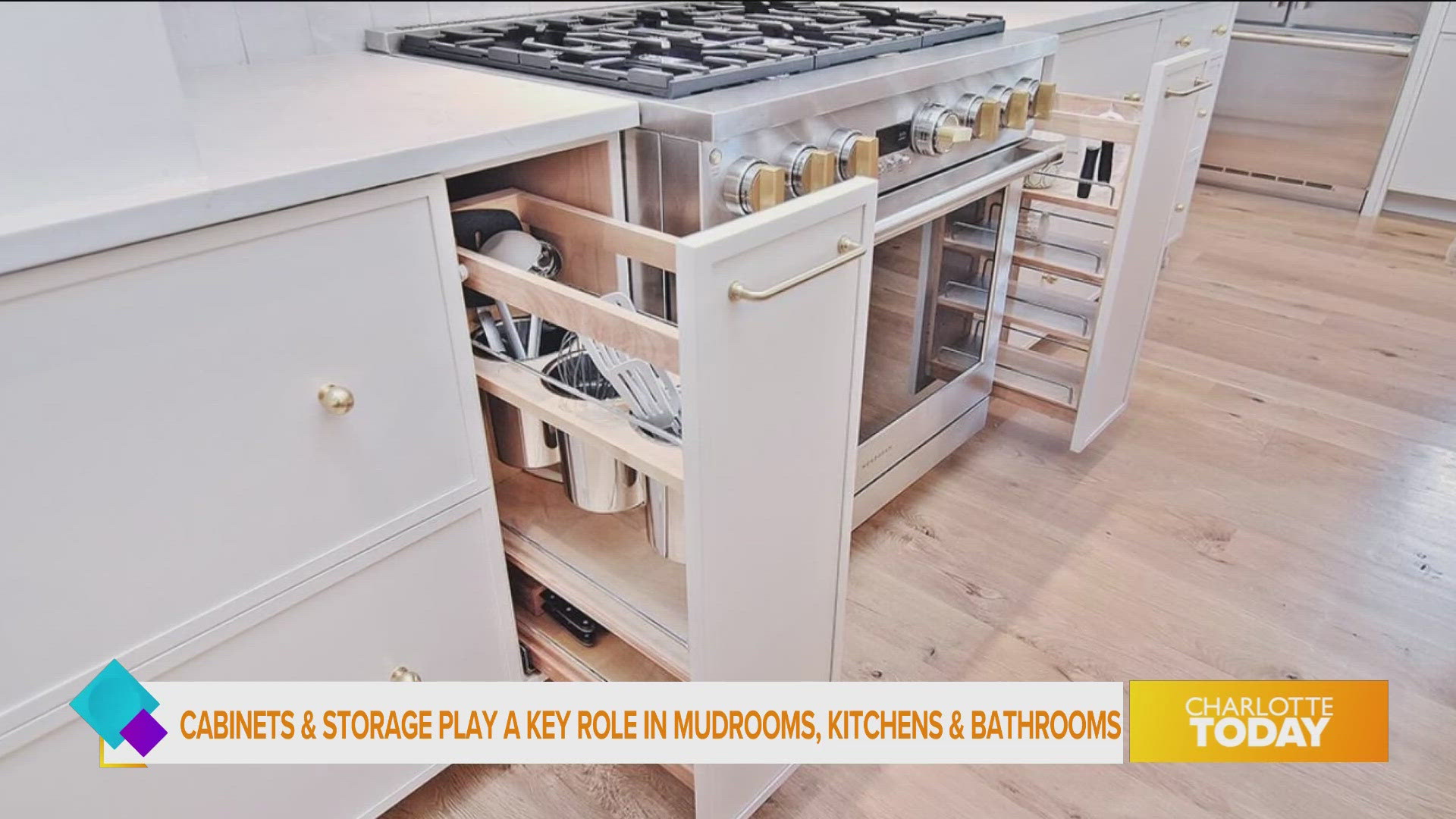 Cabinetry storage in drop zones, mudrooms, kitchens and bathrooms