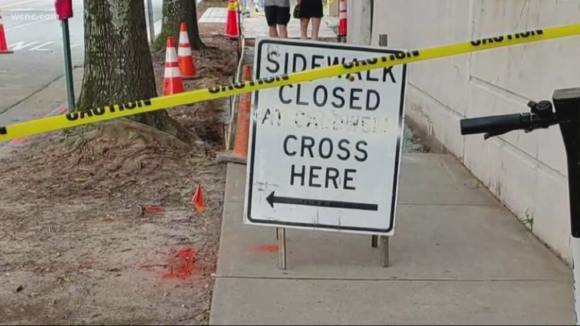 An NBC Charlotte Defenders investigation showed a Charlotte woman rushed to the hospital after tripping on an uneven sidewalk in the Queen City. Now, it's being repaired.
