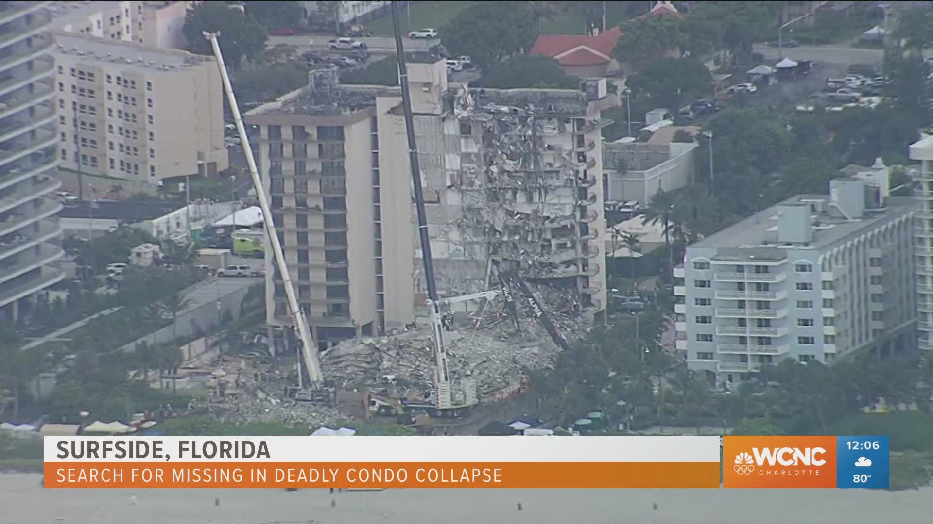 Search and rescue teams in Surfside, Florida, continue to work around the clock as they continue to look for survivors in the Miami condo collapse.