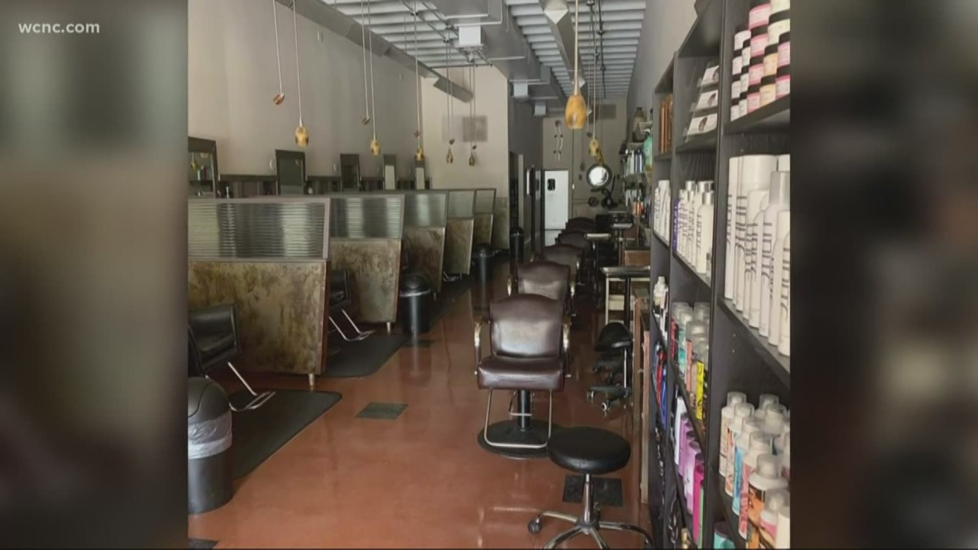 Several Charlotte-area salons didn’t even wait for the governor's order to take effect before closing. That includes Mimosas Nail Bar and Salon 42.