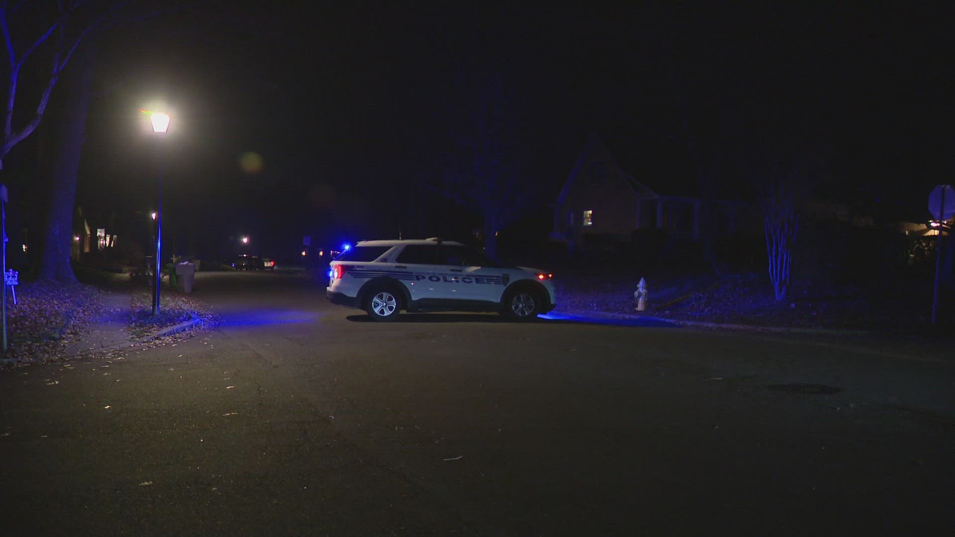 A person of interest is in custody after two people were found shot in south Charlotte Tuesday night, police said.