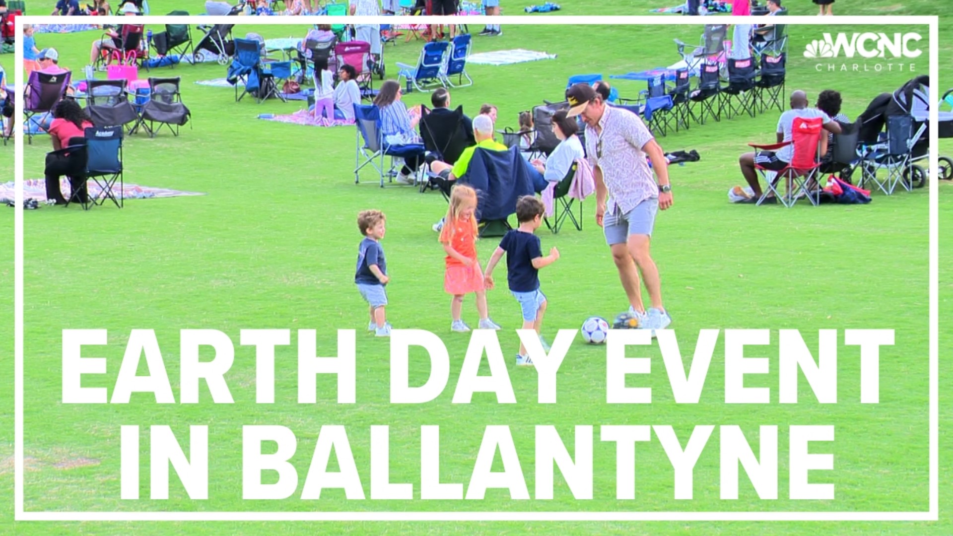 Folks in Ballantyne started celebrating Earth Day a little early with a movie night in Brixham Park on Friday.