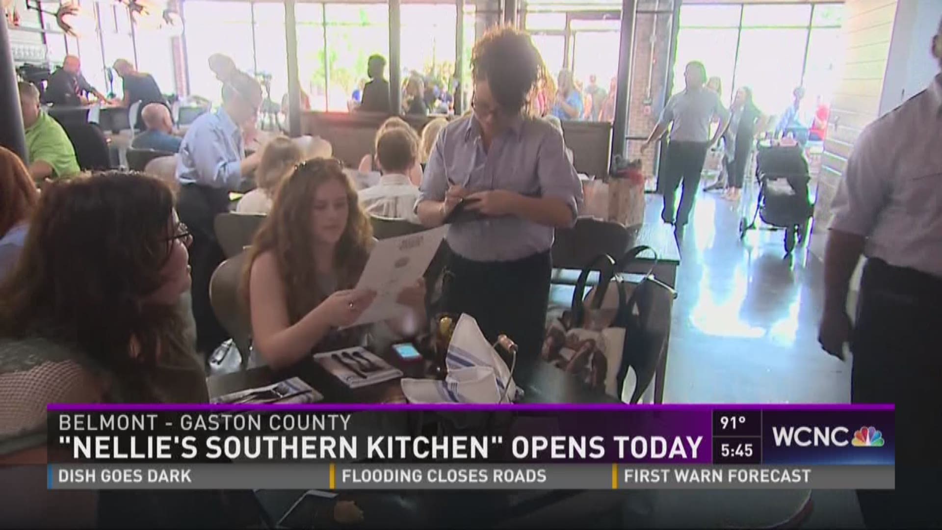 The City of Belmont is celebrating the opening of new restaurant Monday.