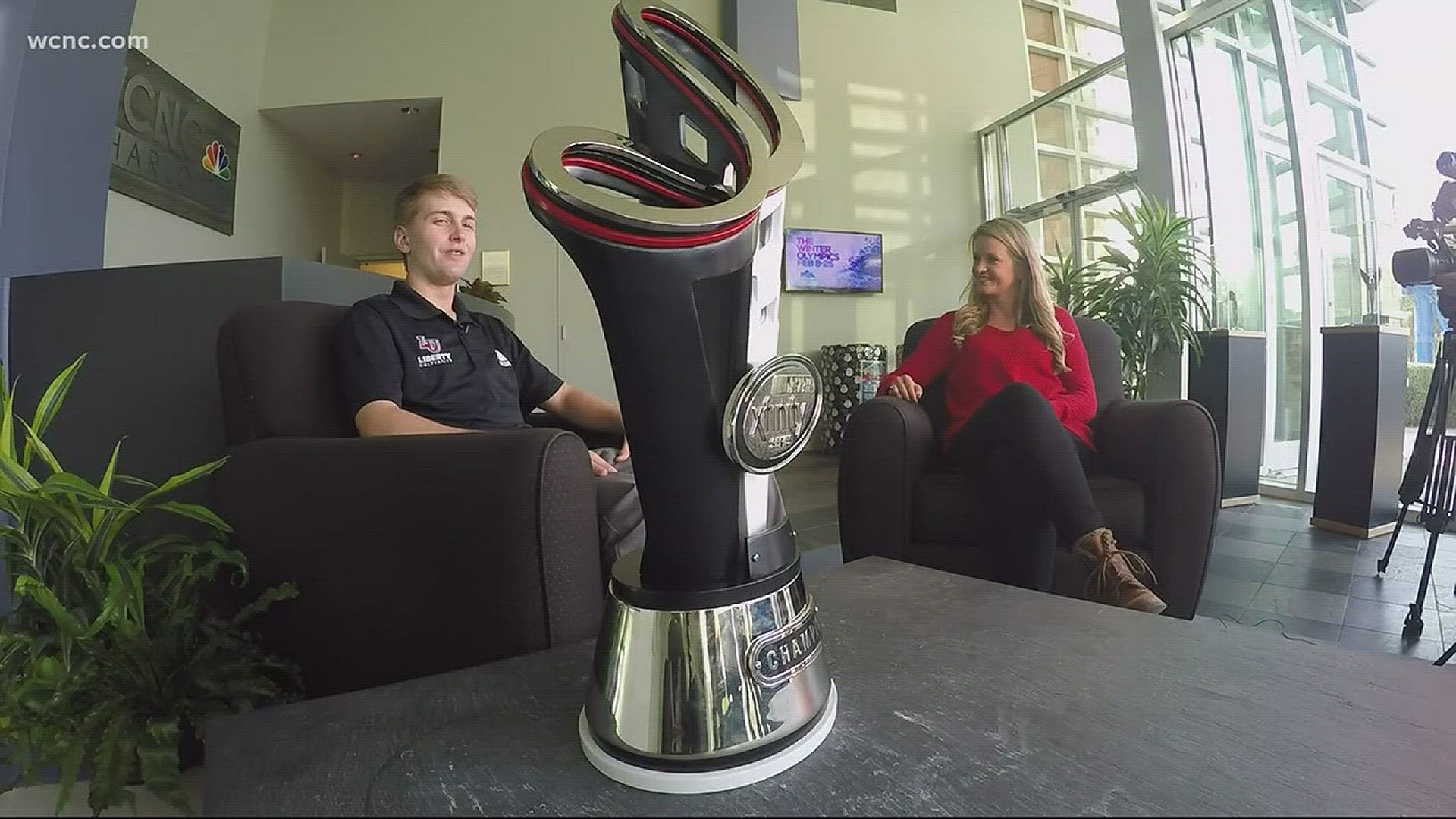 NBC Charlotte's Kelsey Riggs sat down with William Byron to talk about his championship weekend