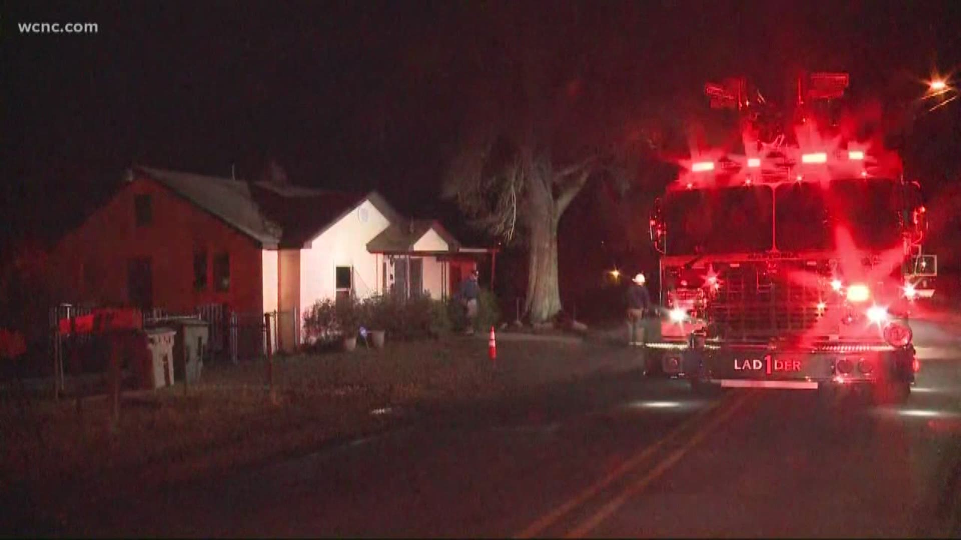Three children who were left home alone woke up to a house full of smoke in Gastonia Wednesday morning.