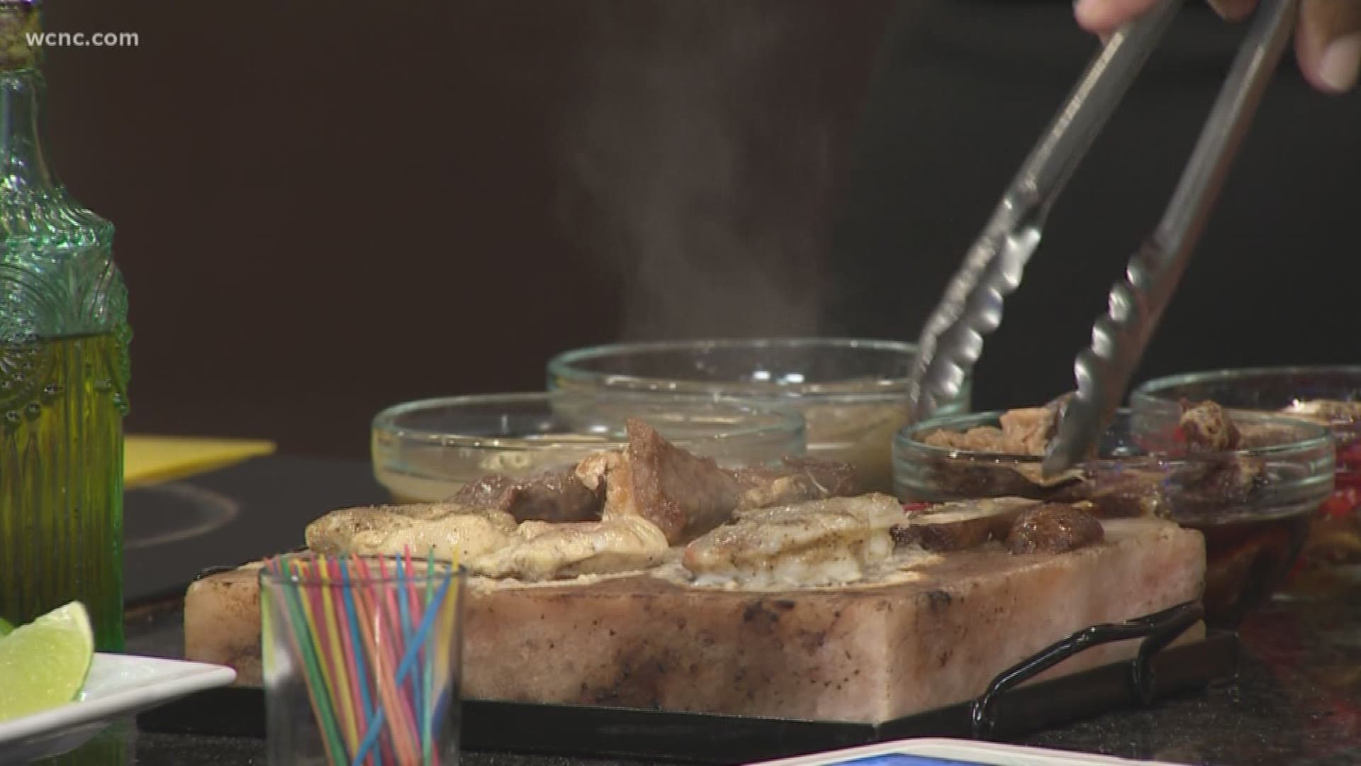 Campfire Grilling with a Himalayan Salt Block