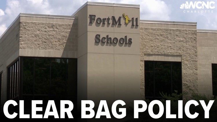 Fort Mill school leaders approve clear bag policy