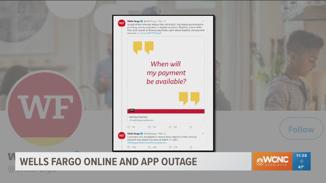 Wells Fargo online banking down as Americans look for stimulus