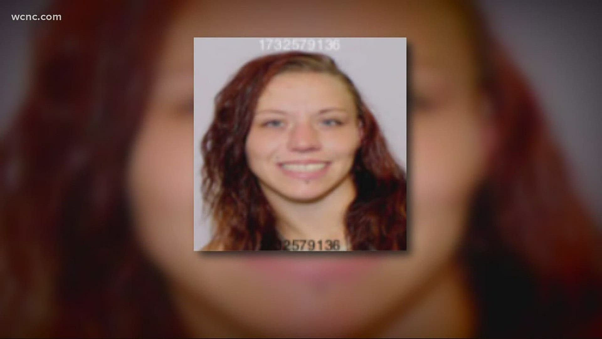 Authorities are searching for a woman accused of firing shots at a deputy in Cleveland County.