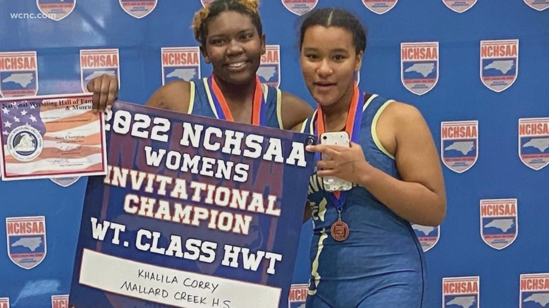 Corry's hard work has led to plenty of wins and plenty of medals, even winning the women’s invitational state champion title in her weight class this year.