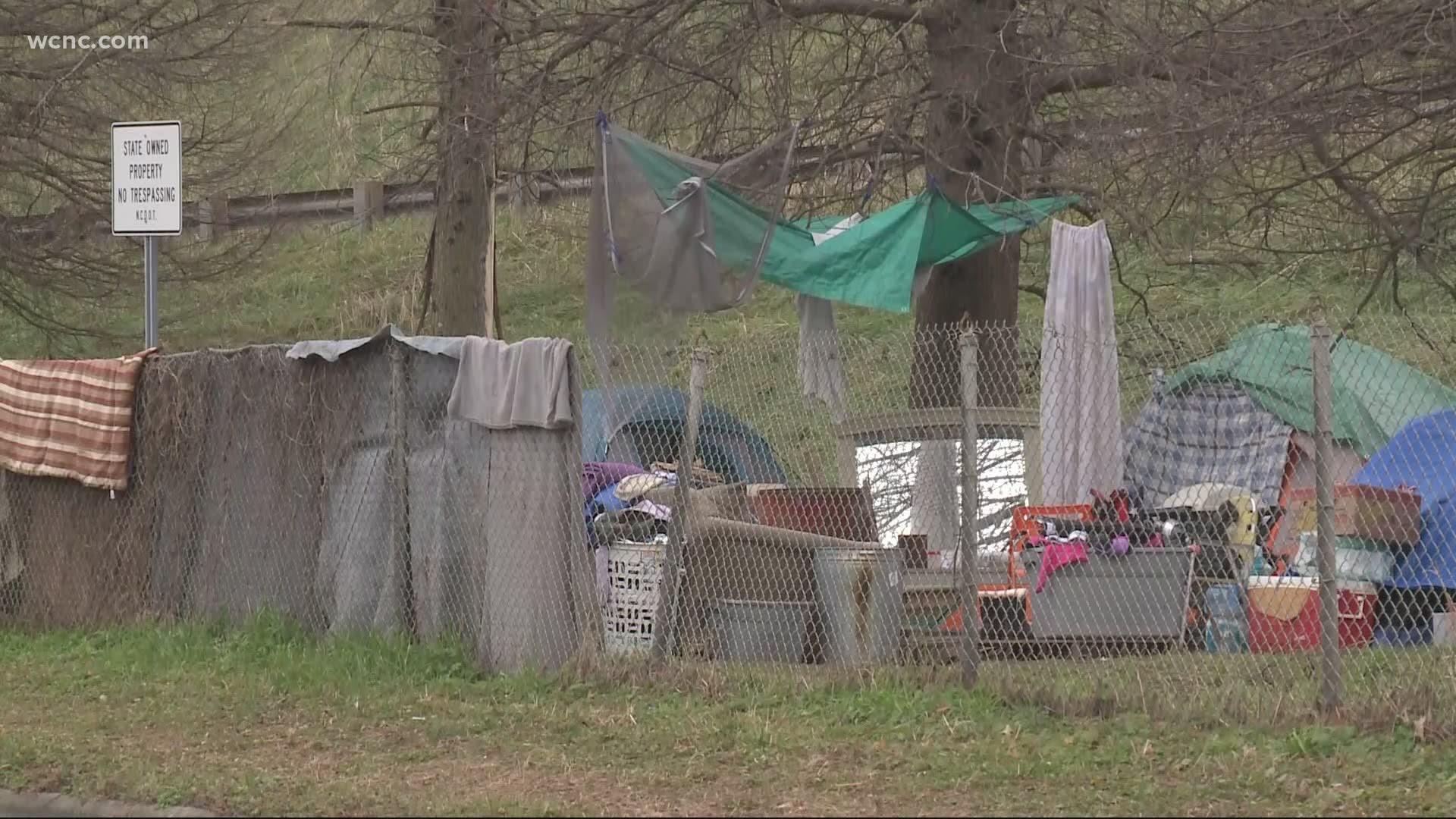 Mecklenburg County is offering free hotel rooms for 90 days, but there's still no long-term solution in place to address Charlotte's homelessness situation.