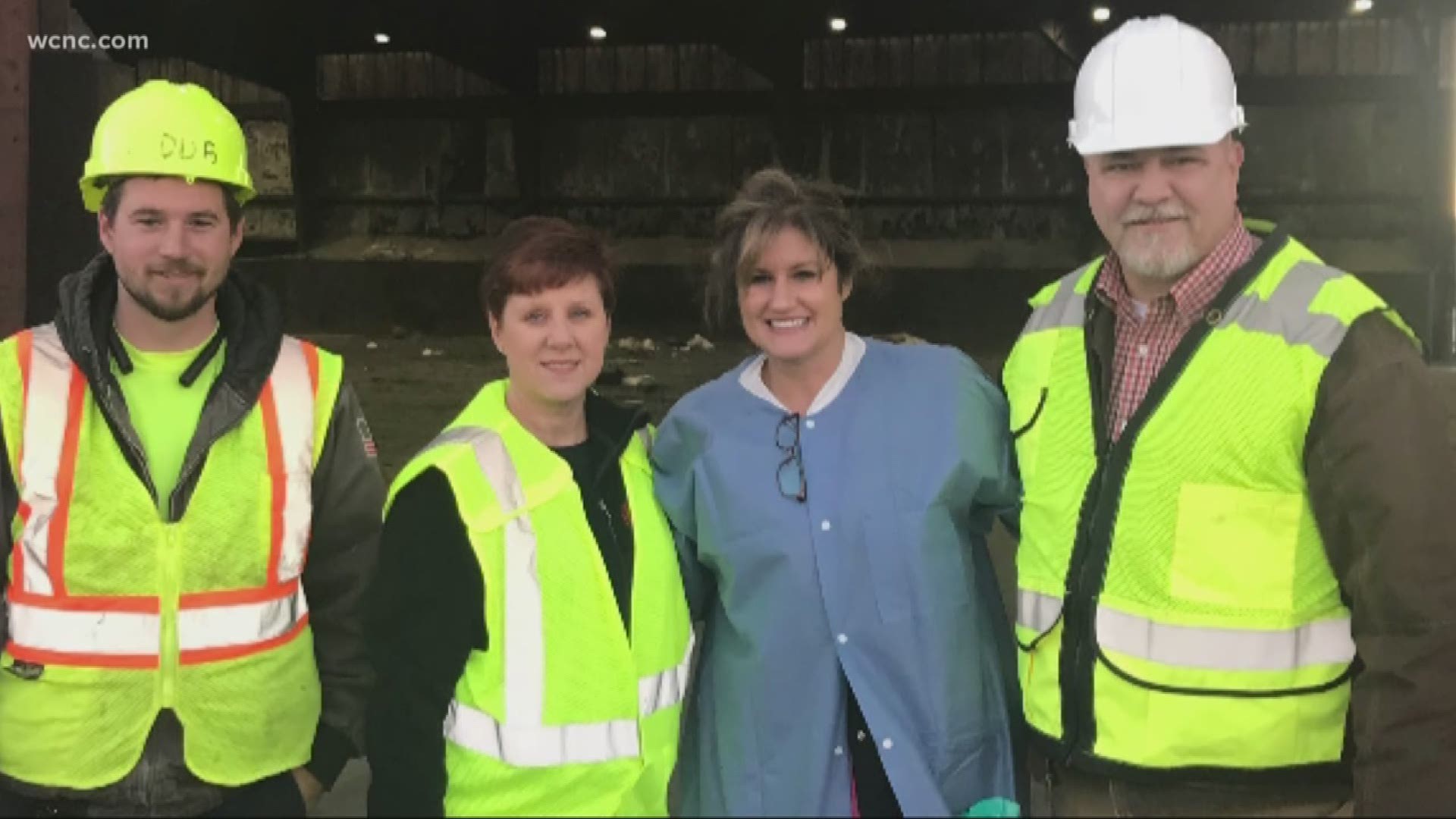 The Fort Mill mother accidentally tossed her ring in the trash just before Christmas, but York County waste management employees helped her reunite with her diamonds just hours later.