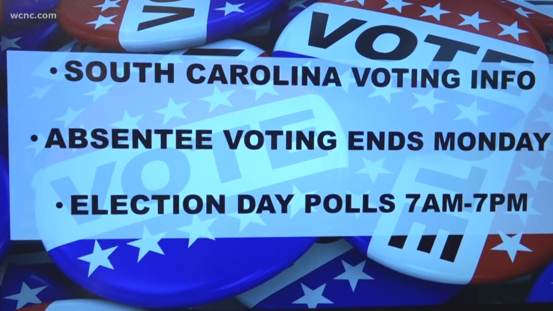 The pressure is building with less than one week before election day. In fact, South Carolina has broken its record for the most absentee ballots cast in a midterm election.