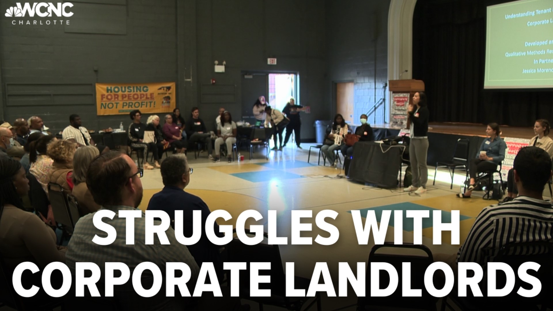 UNC Charlotte researchers are shining a light on the city's struggle with corporate landlords.