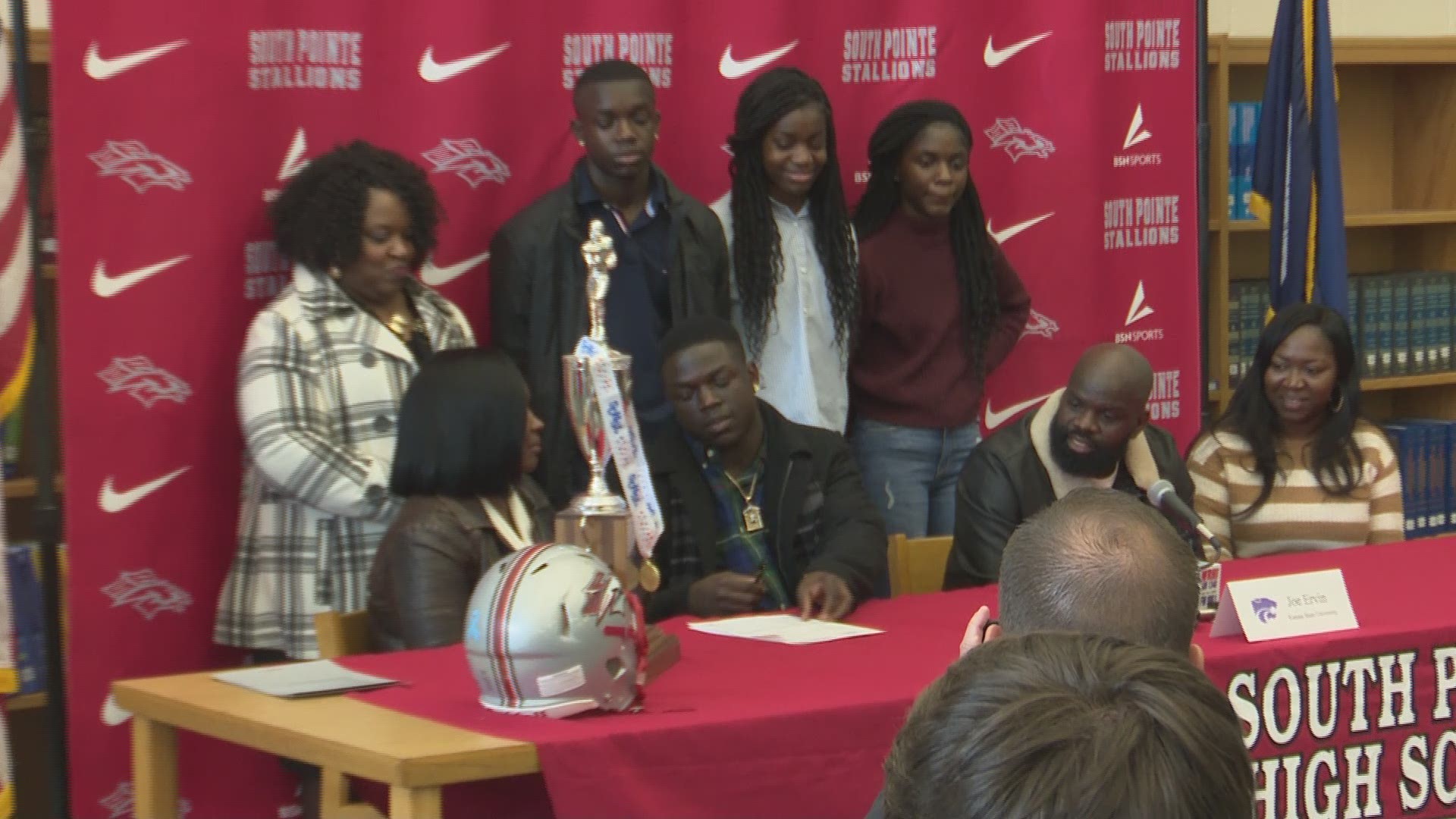 Athletes at South Pointe High School sign National Letters of Intent