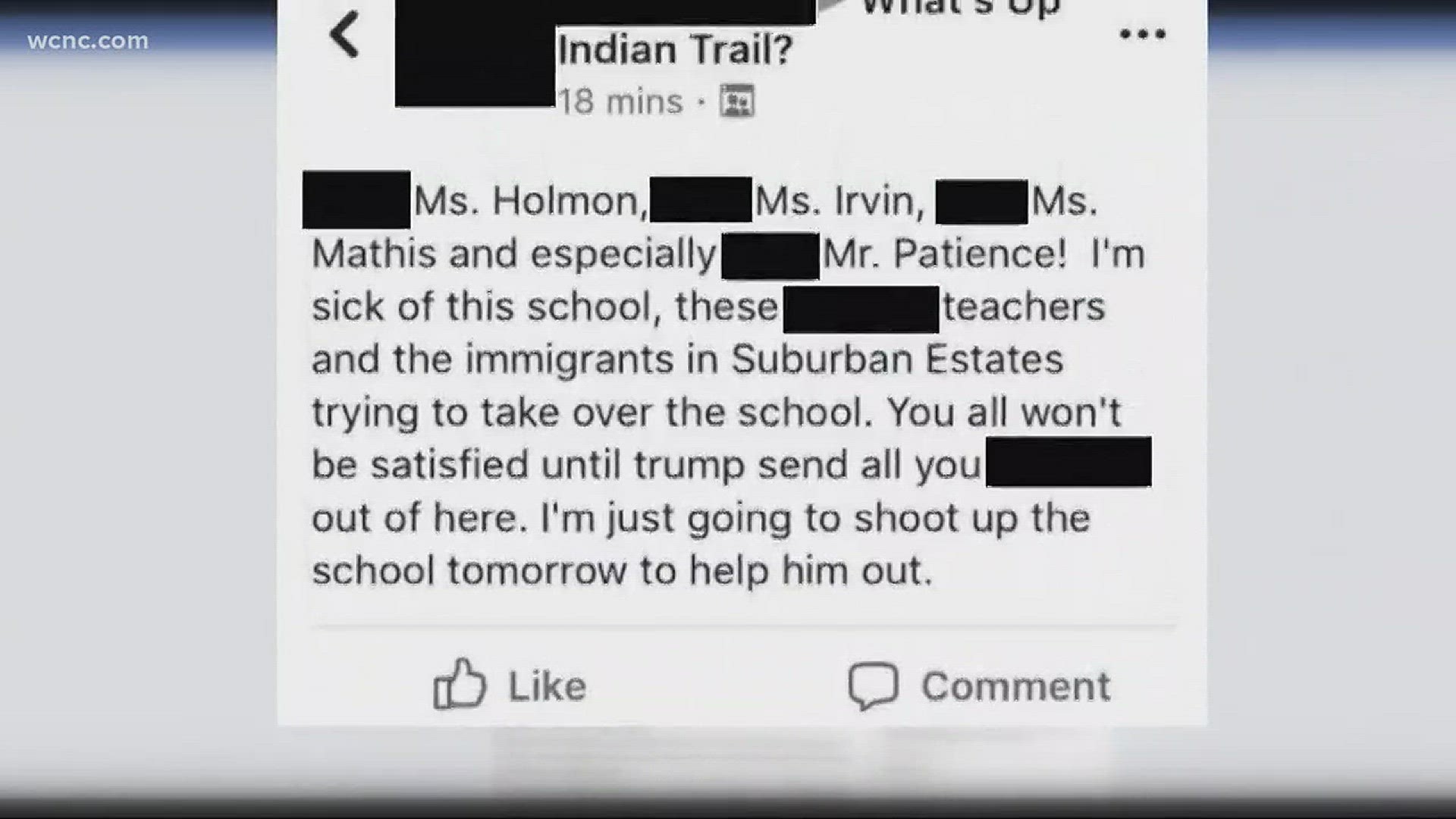 Parents are on edge after a Union County bus driver is arrested for allegedly making threats against a school.