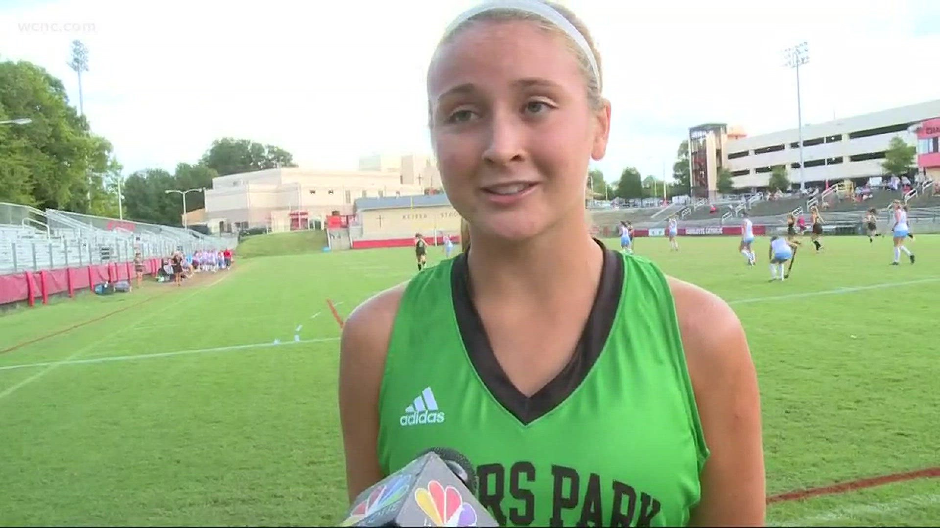 Myers Park's field hockey team is off to a blazing-fast start thanks to the team's star Megan Frost.