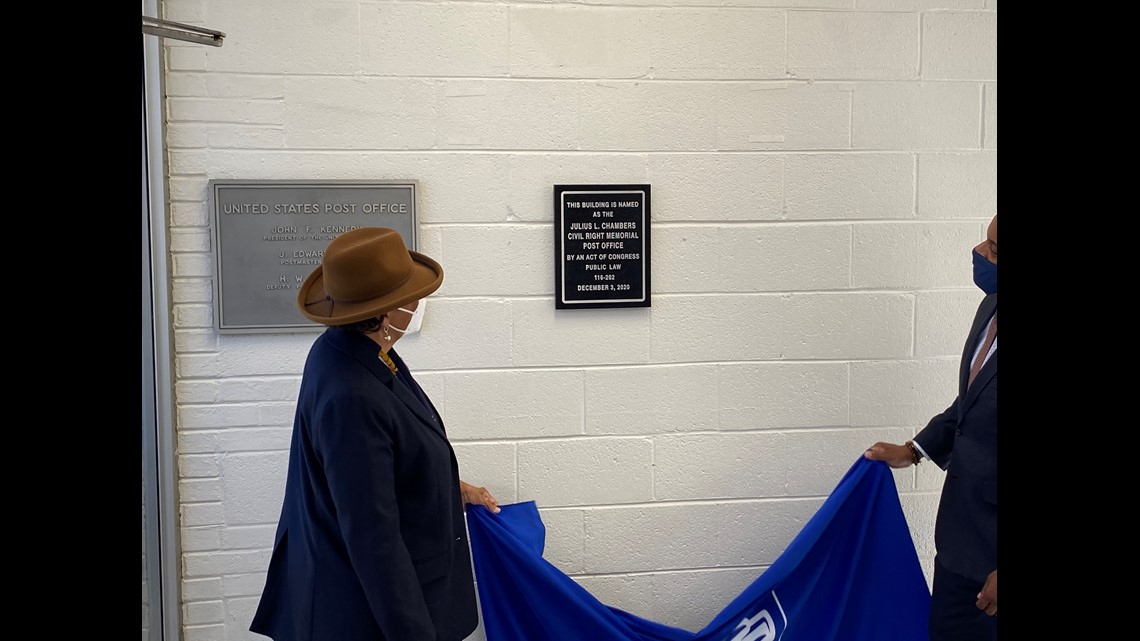 Charlotte post office renamed to honor Julius Chambers