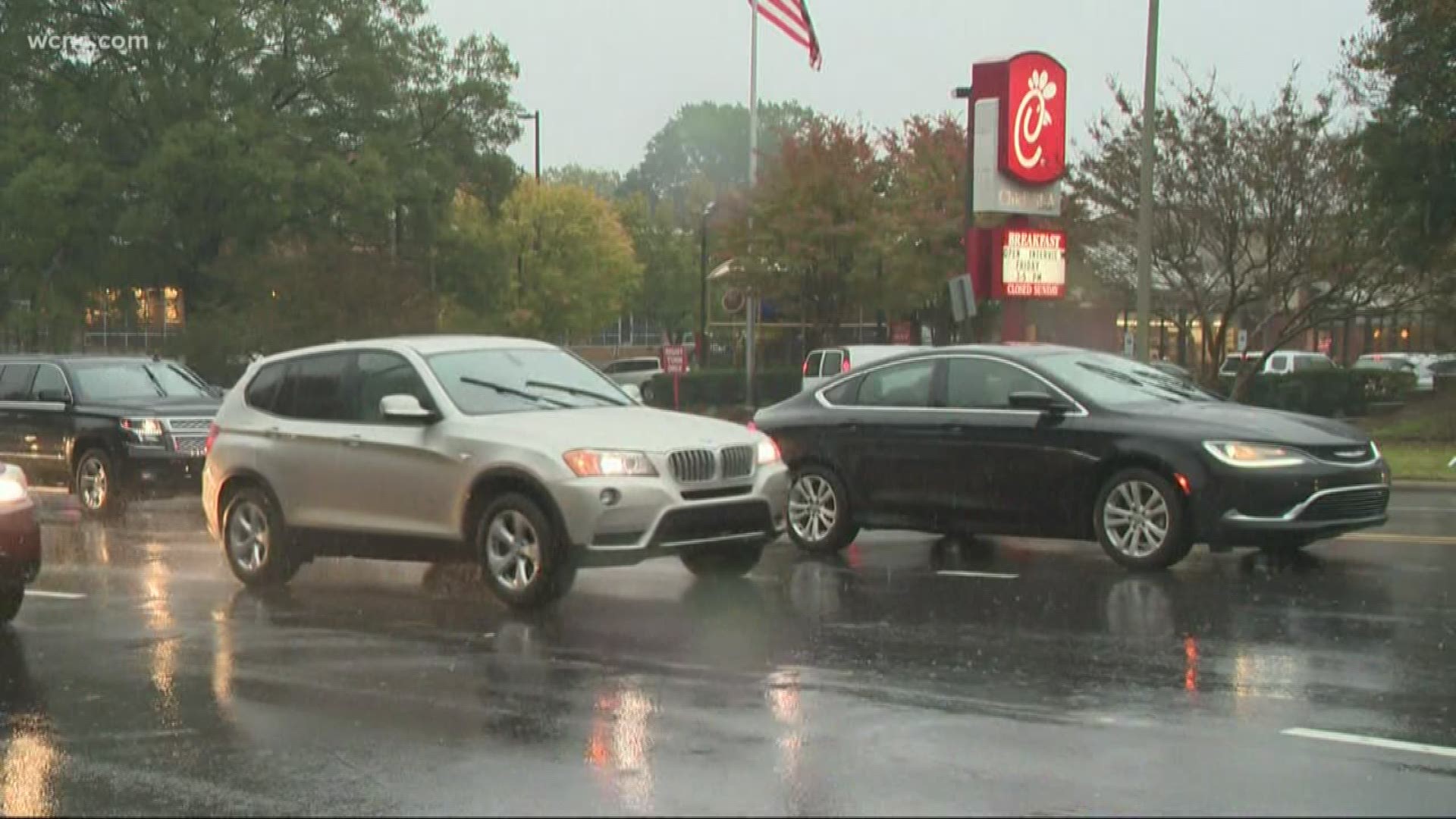 The Queen City loves Chick-fil-A. It's evident by the long lines in the drive-thru. But those long lines are causing big problems on busy Charlotte roads.