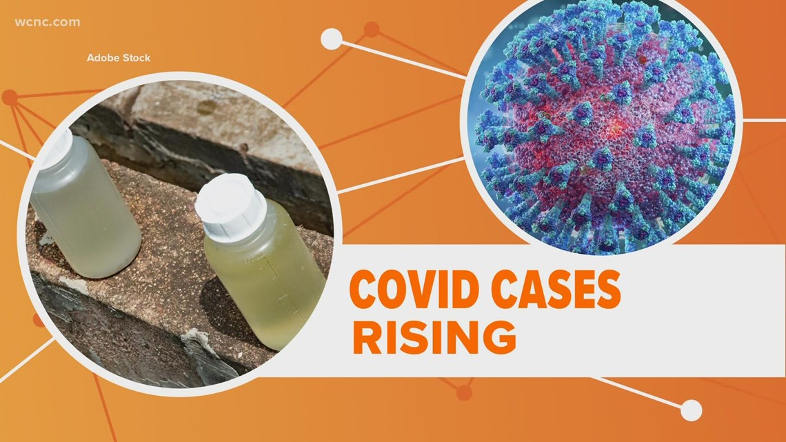 Wastewater samples show COVID19 cases are rising