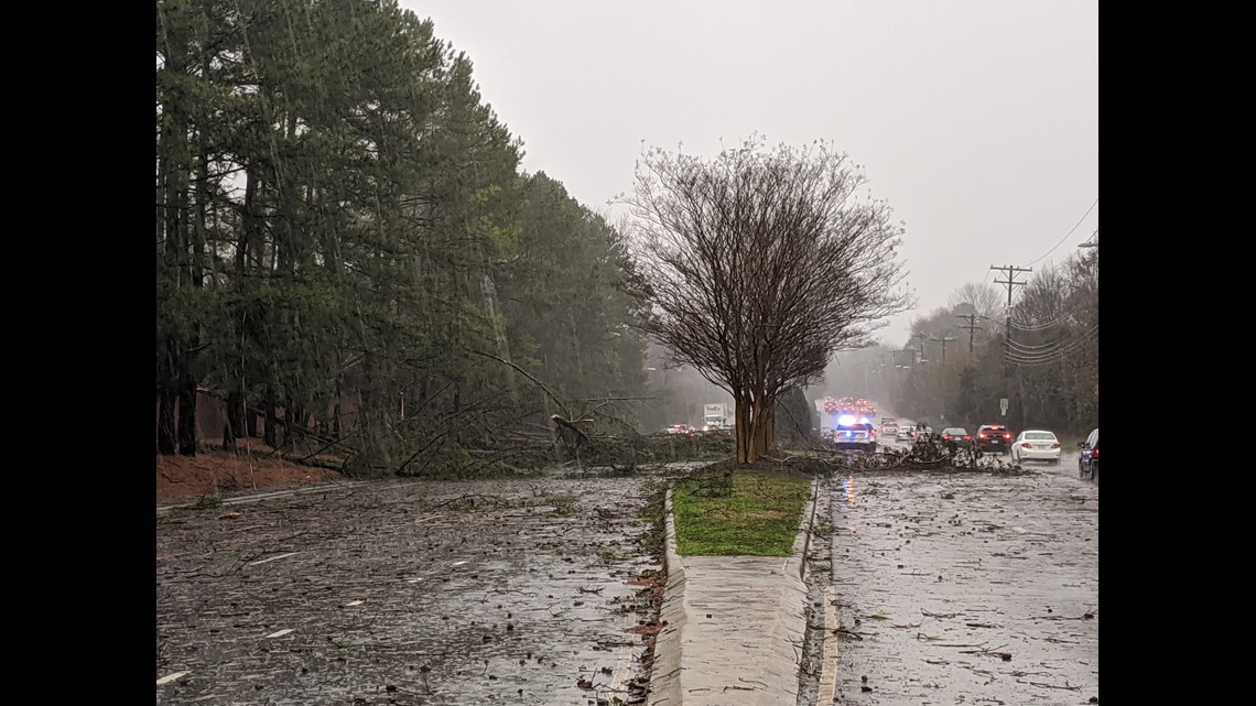 Here are the tornadoes confirmed in North and South Carolina