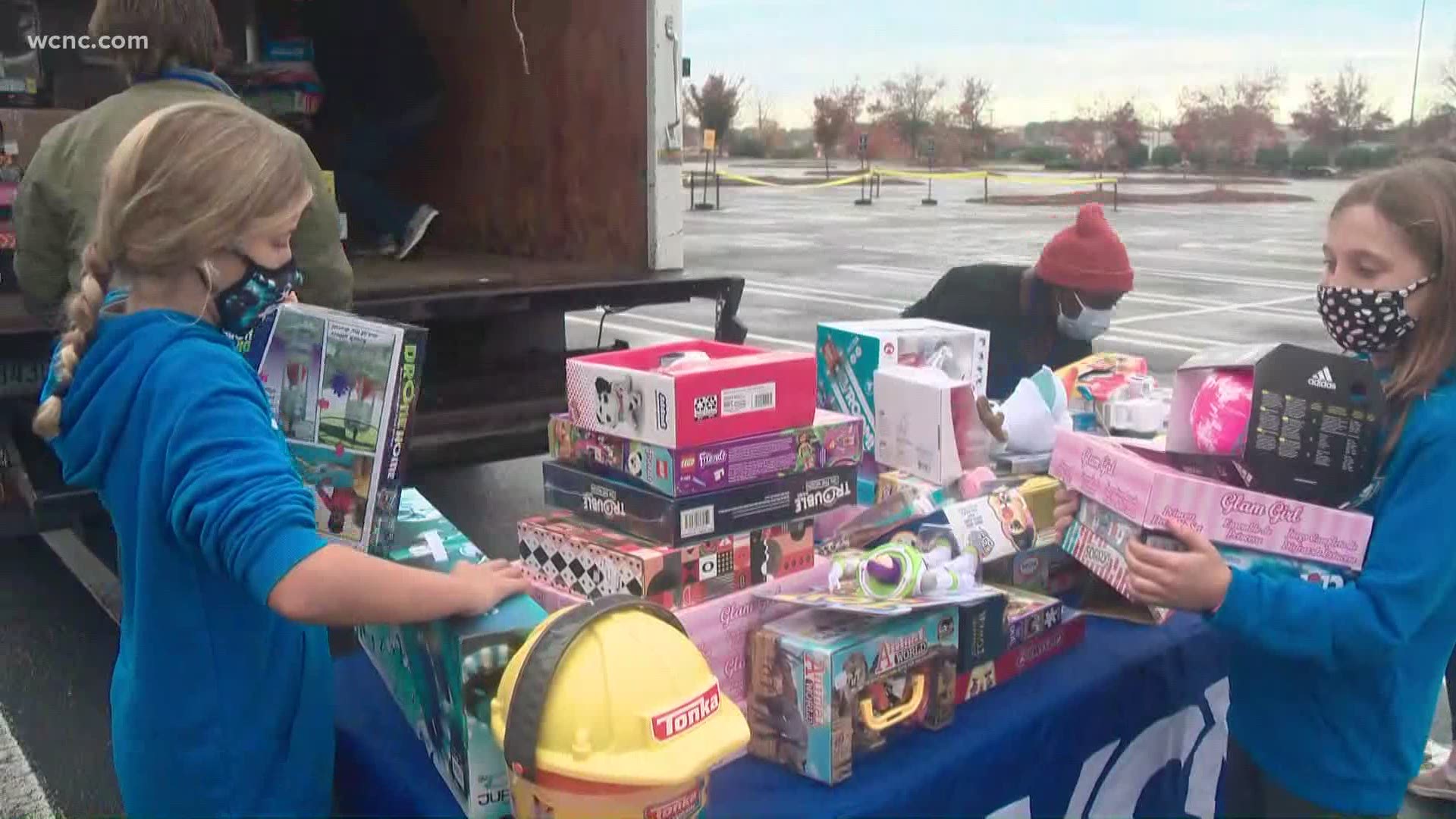 Charlotte Soccer Academy collected a total of 599 toys for the Magical Toy Drive.