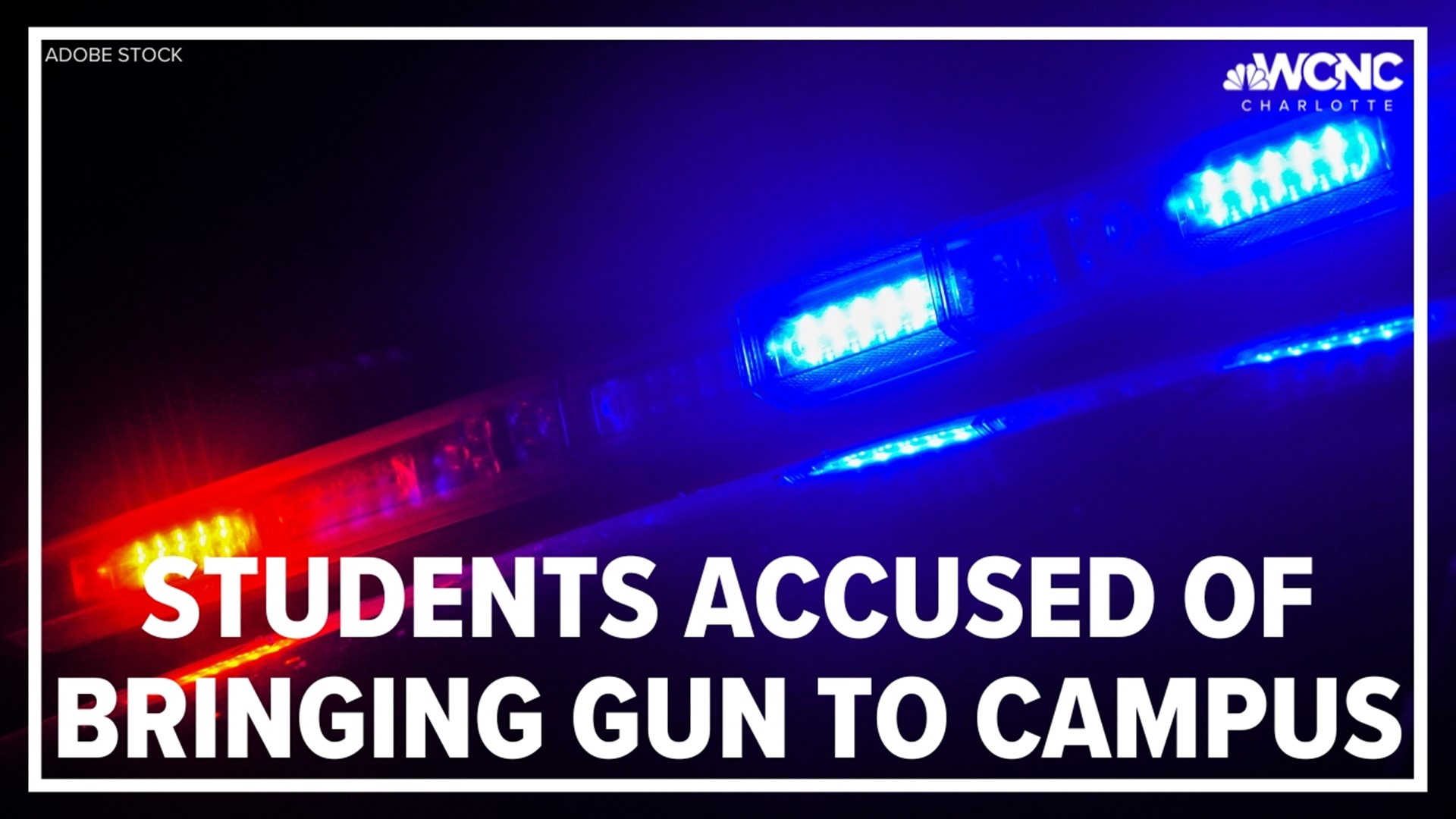 Concord Police said the department learned about a social media video showing a student with a gun at Central Cabarrus High School.